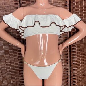 Vix Paula Hermanny Bikini Set, Top size D, Bottom Size S, Vacation Beach Resort.
